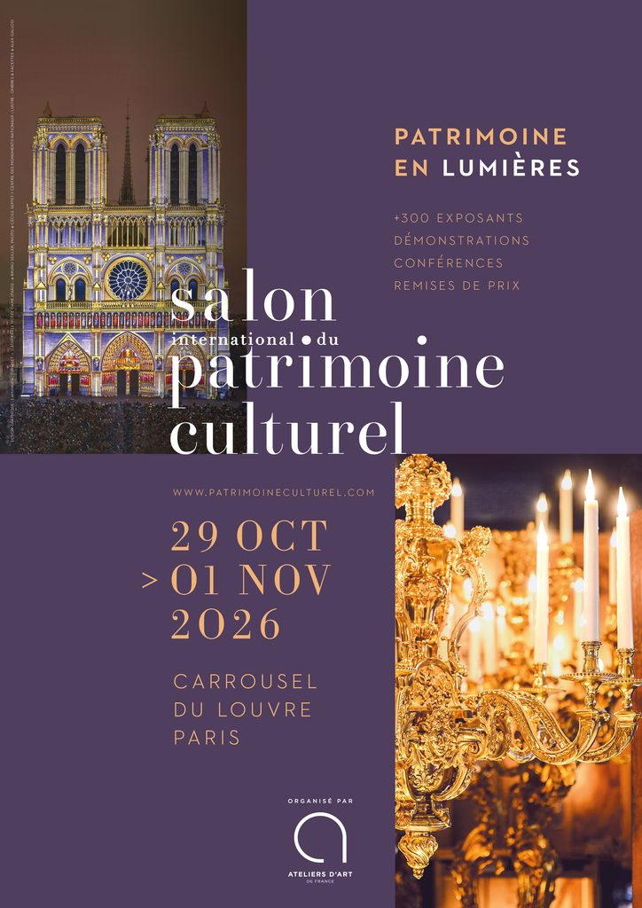 Maison Tricard au Salon International du Patrimoine Culturel 2026 : une 4ème participation 1 sipc26 a4v fr 1